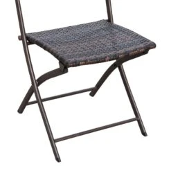 Outsunny 2 Seater Wicker Rattan Bistro Set - Brown - 863-029 -OUTSUNNY Sales Shop outsunny 863 029 5