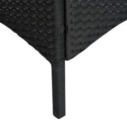 Outsunny 2 Seater Rattan Bistro Set Steel - Black - 863-039BK -OUTSUNNY Sales Shop outsunny 863 039bk 7