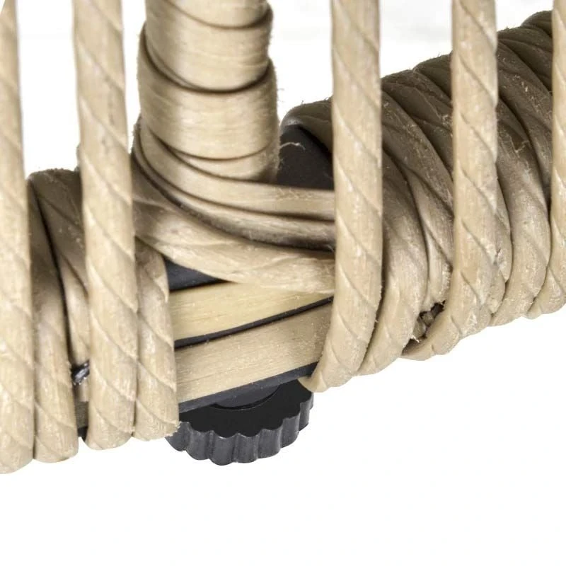 Outsunny 2 Seater Patio Coffee Table Set - Brown - 863-061V70GY 3 Outsunny 2 Seater Patio Coffee Table Set - Brown - 863-061V70GY - Image 3