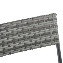 Outsunny 2 Seater Patio Wicker Bistro Set Foldable Table And Chair Set For Outdoor Yard - Grey - 863-069 -OUTSUNNY Sales Shop outsunny 863 069 7