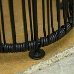 Outsunny Solar Powered Wicker Lantern - Black - 866-066BK -OUTSUNNY Sales Shop outsunny 866 066bk 7