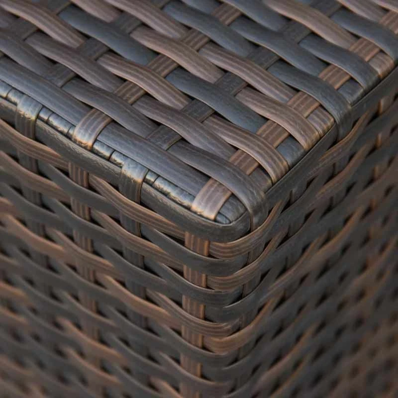 Outsunny 3 Pcs Rattan Nest Of Tables - Brown - 867-030 8 Outsunny 3 Pcs Rattan Nest Of Tables - Brown - 867-030 - Image 8