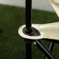 Outsunny Camping Chair With Carrying Bag & Storage Pocket - White - A20-292V00WT -OUTSUNNY Sales Shop outsunny a20 292v00wt 9