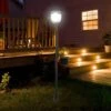 Outsunny Garden Solar ABS LED Lamp - Black - B30-006 -OUTSUNNY Sales Shop outsunny b30 006 8
