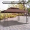 Outsunny 2 Tier Gazebo Replacement Canopy 4000x3000mm - Brown - 01-0082 2 Outsunny 2 Tier Gazebo Replacement Canopy 4000x3000mm - Brown - 01-0082 -OUTSUNNY Sales Shop outsunny 01 0082 10
