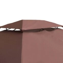 Outsunny 2 Tier Gazebo Replacement Canopy 4000x3000mm - Brown - 01-0082 -OUTSUNNY Sales Shop outsunny 01 0082 7