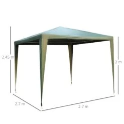 Outsunny Garden Gazebo 2700x2700mm - Green - 01-0191 -OUTSUNNY Sales Shop outsunny 01 0191 2 1
