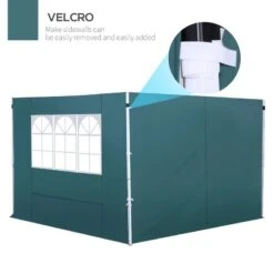 Outsunny Gazebo 2x Side Panels With 1 Window 3000mm - Green - 01-0209 -OUTSUNNY Sales Shop outsunny 01 0209 5