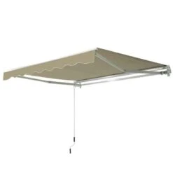 Outsunny Manual Retractable Awning 2.5 X 2m - Beige - 01-0135 -OUTSUNNY Sales Shop outsunny 010135 6