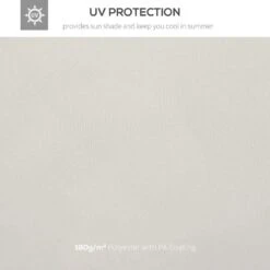 Outsunny 2 Tier Gazebo Replacement Canopy 3000x3000mm - Cream White - 100110-053CW -OUTSUNNY Sales Shop outsunny 100110 053cw 4