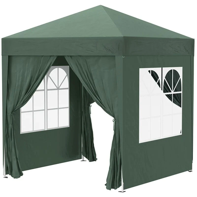 Outsunny Pop-Up Gazebo Canopy 2000x2000mm - Green - 100110-066GR 3 Outsunny Pop-Up Gazebo Canopy 2000x2000mm - Green - 100110-066GR - Image 3