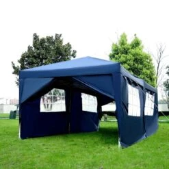 Outsunny Pop-up Heavy Duty Garden Gazebo With Curtains & Sidewalls 3000x6000mm - Blue - 100110-068B 13 Outsunny Pop-up Heavy Duty Garden Gazebo With Curtains & Sidewalls 3000x6000mm - Blue - 100110-068B -OUTSUNNY Sales Shop outsunny 100110 068b 1
