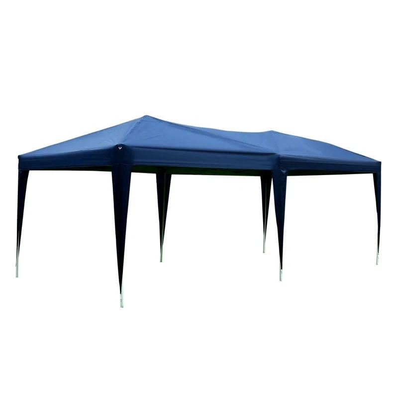 Outsunny Pop-up Heavy Duty Garden Gazebo With Curtains & Sidewalls 3000x6000mm - Blue - 100110-068B 2 Outsunny Pop-up Heavy Duty Garden Gazebo With Curtains & Sidewalls 3000x6000mm - Blue - 100110-068B - Image 2