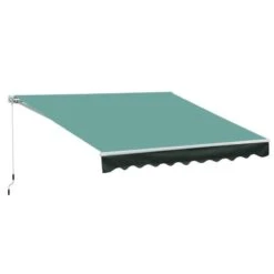 Outsunny Manual Retractable Awning 3 X 2.5m - Dark Green - 100110-007G 12 Outsunny Manual Retractable Awning 3 X 2.5m - Dark Green - 100110-007G -OUTSUNNY Sales Shop outsunny 100110007g