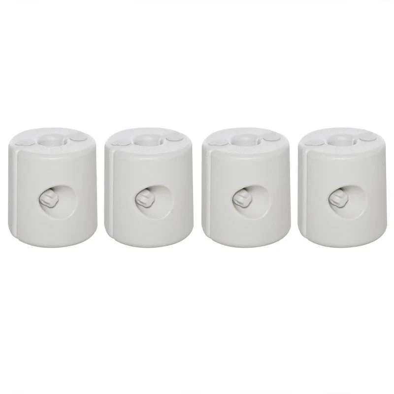 Outsunny Gazebo Self Fill Base Weights X4 - White - 840-046 10 Outsunny Gazebo Self Fill Base Weights X4 - White - 840-046 - Image 10