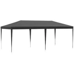 Outsunny Garden Gazebo Marquee With Windows And Sidewalls 3000x6000mm - Black - 840-062BK 9 Outsunny Garden Gazebo Marquee With Windows And Sidewalls 3000x6000mm - Black - 840-062BK -OUTSUNNY Sales Shop outsunny 840 062bk 9 1