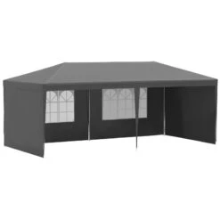Outsunny Garden Gazebo Marquee With Windows And Sidewalls 3000x6000mm - Dark Grey - 840-062CG -OUTSUNNY Sales Shop outsunny 840 062cg 1 1