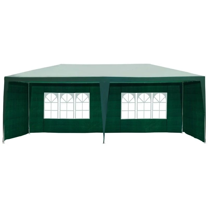 Outsunny Garden Gazebo Marquee With Windows And Sidewalls 3000x6000mm - Green - 840-062GN 10 Outsunny Garden Gazebo Marquee With Windows And Sidewalls 3000x6000mm - Green - 840-062GN - Image 10