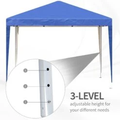 Outsunny Pop-Up Garden Gazebo 3000x3000mm - Blue - 840-158BU -OUTSUNNY Sales Shop outsunny 840 158bu 5
