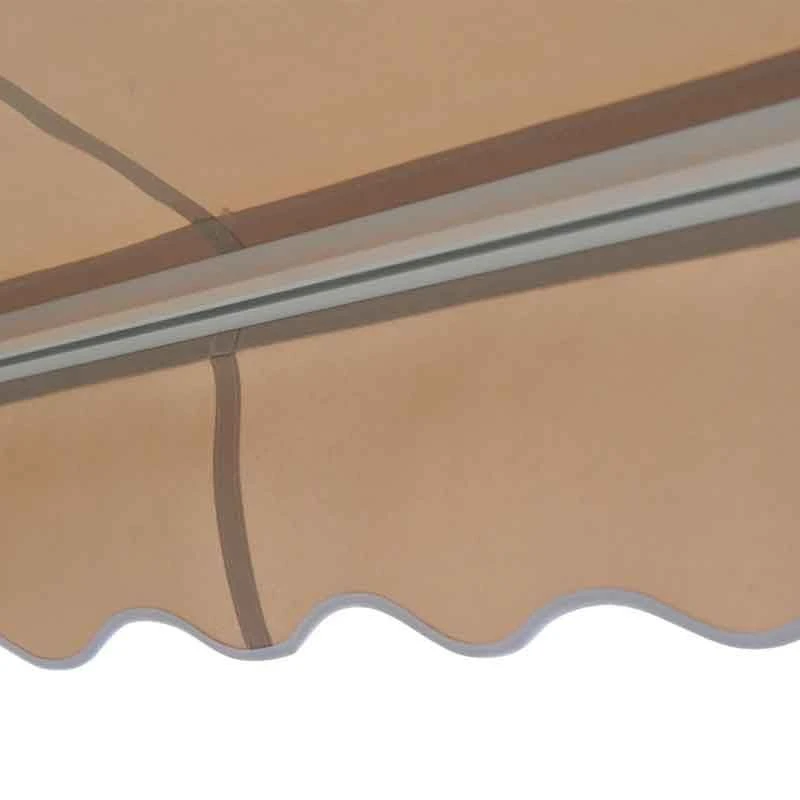 Outsunny Retractable Manual/Electric Awning 3.5 X 2.5m - Cream White/White - 840-146 9 Outsunny Retractable Manual/Electric Awning 3.5 X 2.5m - Cream White/White - 840-146 - Image 9