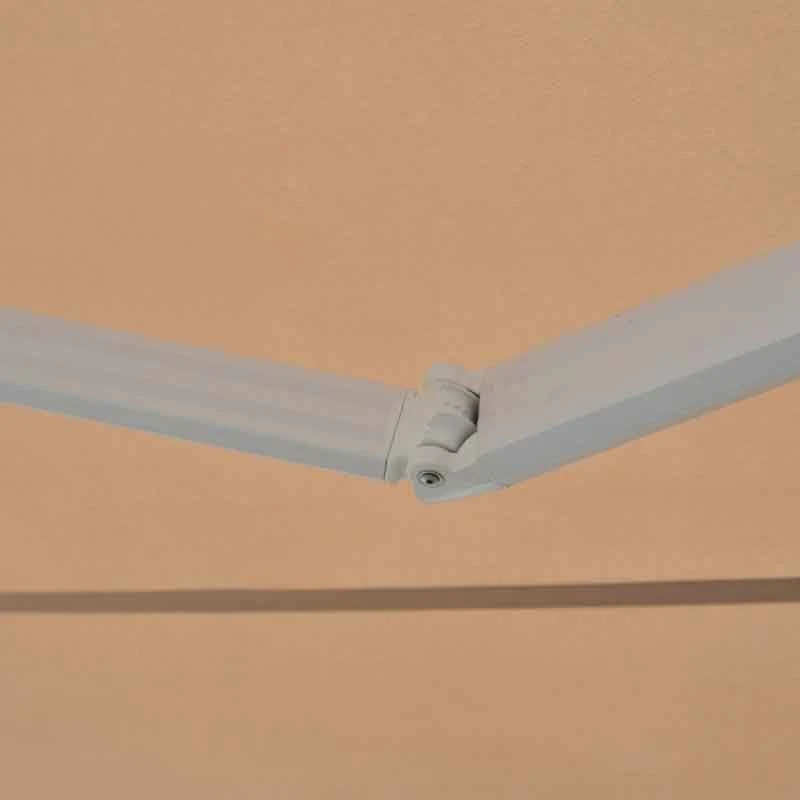 Outsunny Retractable Manual/Electric Awning 3.5 X 2.5m - Cream White/White - 840-146 8 Outsunny Retractable Manual/Electric Awning 3.5 X 2.5m - Cream White/White - 840-146 - Image 8