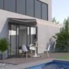 Outsunny Retractable Manual/Electric Awning 2.95 X 2.5m - Cream White/White - 840-147 -OUTSUNNY Sales Shop outsunny 840147 main image