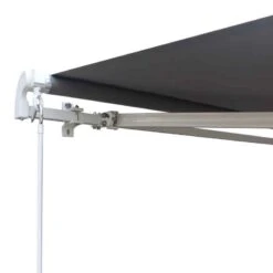Outsunny Retractable Manual Awning 3 X 2.5m - Grey - 840-152 -OUTSUNNY Sales Shop outsunny 840152 close up