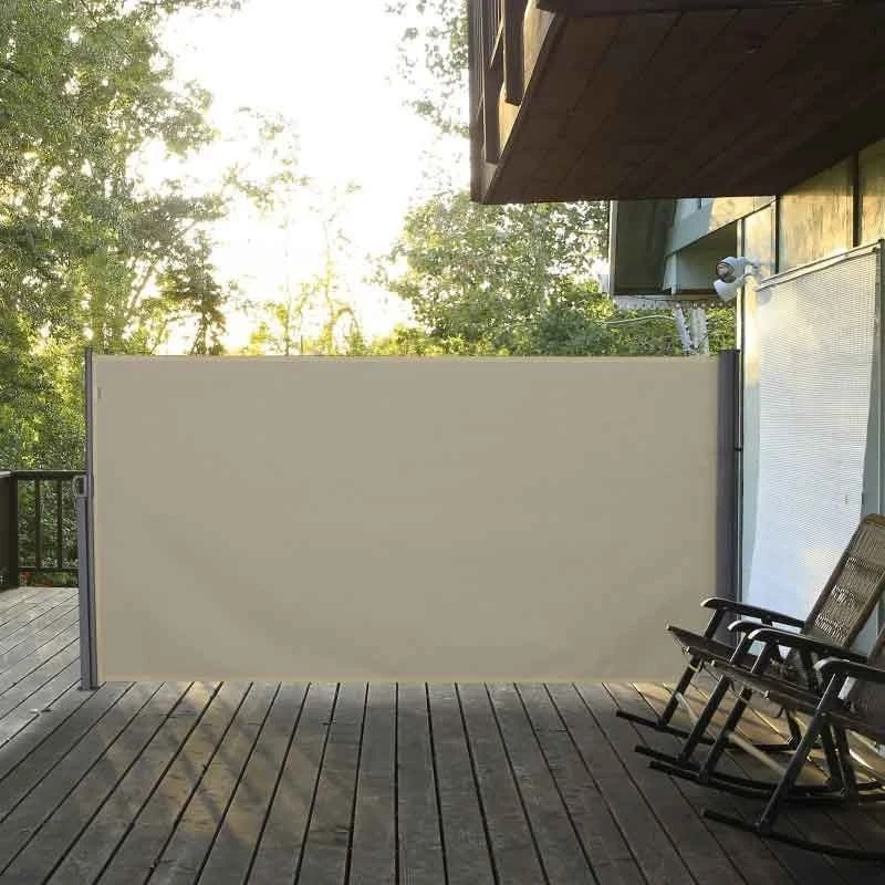 Outsunny Pull-Out Patio Side Retractable Awning 3 X 1.6m - Beige - 840-196V02CW 1 Outsunny Pull-Out Patio Side Retractable Awning 3 X 1.6m - Beige - 840-196V02CW