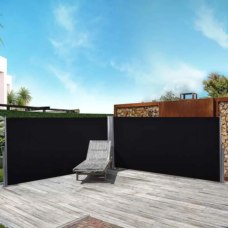 Outsunny Pull-Out Patio Double Side Retractable Awning 1.8 X 6m - Black - 840-209V01BK 1 Outsunny Pull-Out Patio Double Side Retractable Awning 1.8 X 6m - Black - 840-209V01BK