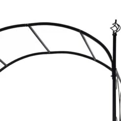 Outsunny Metal Outdoor Garden Gate Arch - Black - 844-255 11 Outsunny Metal Outdoor Garden Gate Arch - Black - 844-255 -OUTSUNNY Sales Shop outsunny 844 255 7