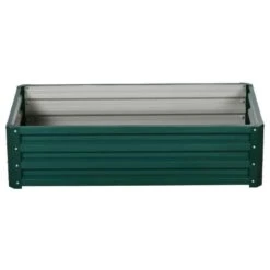 Outsunny Raised Garden Planter Bed - Green - 845-039V01GN