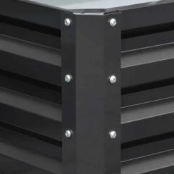 Outsunny Raised Garden Planter Bed - Grey - 845-039V01GY -OUTSUNNY Sales Shop outsunny 845039v01gy close up