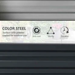 Outsunny Raised Garden Planter - Grey - 845-040V01GY -OUTSUNNY Sales Shop outsunny 845040v01gy 2