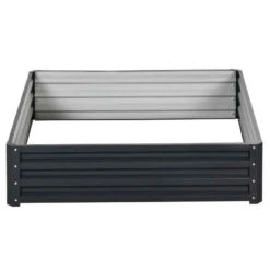 Outsunny Raised Garden Planter - Grey - 845-040V01GY