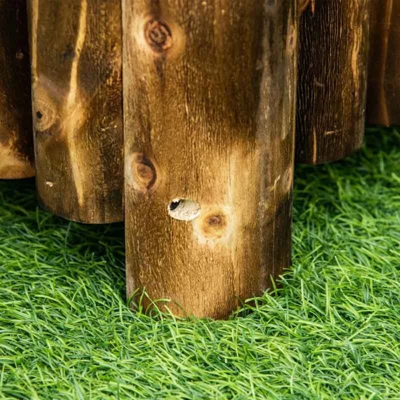 Outsunny Rectangular Garden Planter - Brown - 845-101 4 Outsunny Rectangular Garden Planter - Brown - 845-101 - Image 4