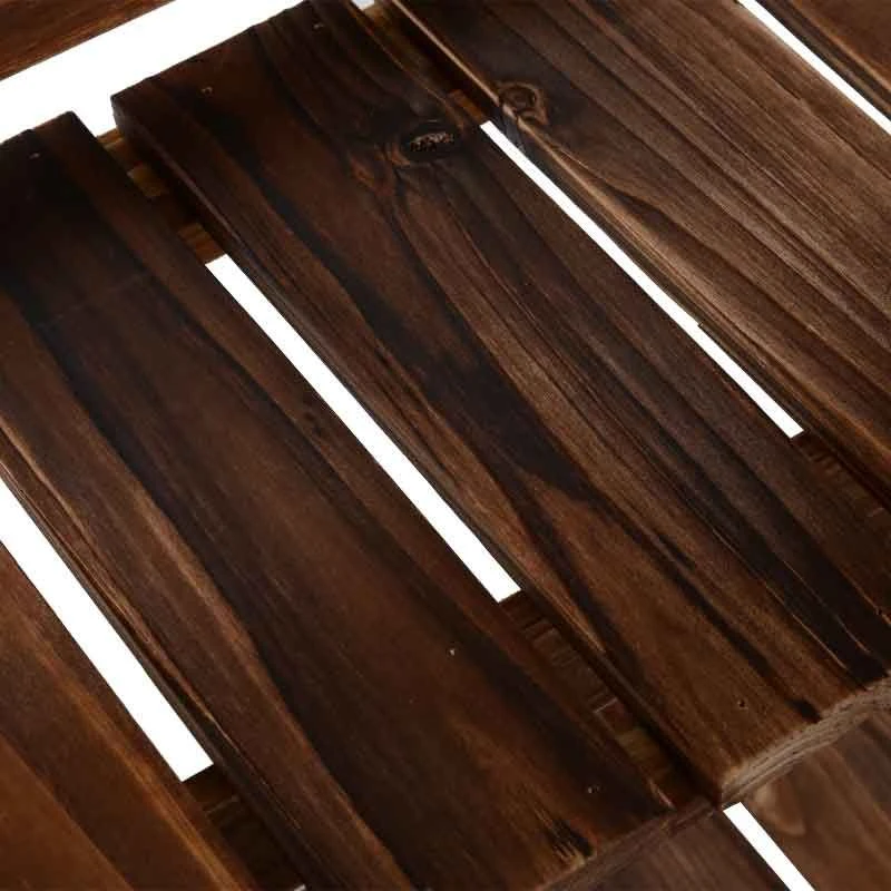 Outsunny 3 Tier Plant Stand - Brown - 845-112 5 Outsunny 3 Tier Plant Stand - Brown - 845-112 - Image 5