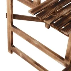 Outsunny 3 Tier Plant Stand - Brown - 845-115 -OUTSUNNY Sales Shop outsunny 845115 close up
