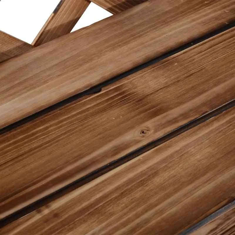 Outsunny 3 Tier Plant Stand - Brown - 845-117 5 Outsunny 3 Tier Plant Stand - Brown - 845-117 - Image 5