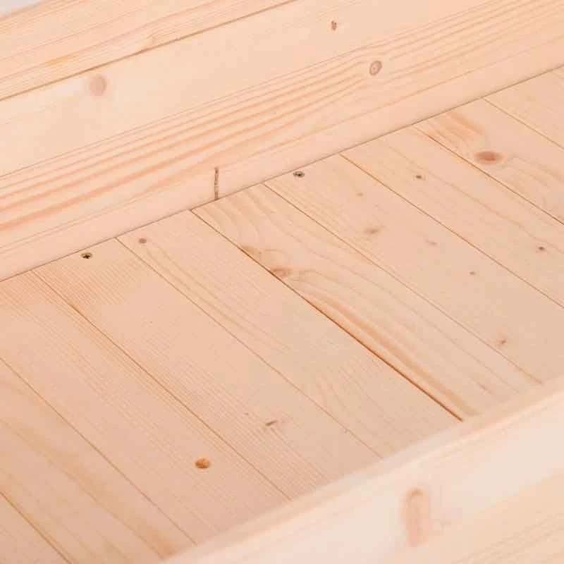 Outsunny Wooden Planting Bed - Brown - 845-239 7 Outsunny Wooden Planting Bed - Brown - 845-239 - Image 7