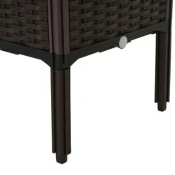 Outsunny Raised Garden Planter - Brown - 845-290 -OUTSUNNY Sales Shop outsunny 845290 legs