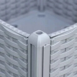 Outsunny Plastic Raised Garden Planter - Grey - 845-290V02GY 15 Outsunny Plastic Raised Garden Planter - Grey - 845-290V02GY -OUTSUNNY Sales Shop outsunny 845290v02gy edge