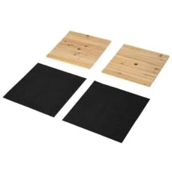 Outsunny Wooden Garden Planter & Bench Combination - Brown - 845-438ND -OUTSUNNY Sales Shop outsunny 845438nd material