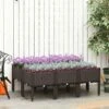 Outsunny 6 Piece Lightweight Raised Garden Planter - Brown - 845-439V02 -OUTSUNNY Sales Shop outsunny 845439v02 main image