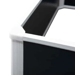 Outsunny Plastic Raised Garden Planter - Grey/White - 845-452V02 -OUTSUNNY Sales Shop outsunny 845452v02 close up