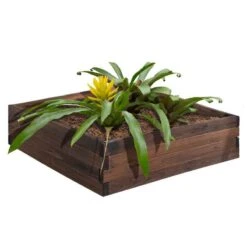 Outsunny Wooden Raised Garden Planter - Brown - 845-453 8 Outsunny Wooden Raised Garden Planter - Brown - 845-453 -OUTSUNNY Sales Shop outsunny 845453