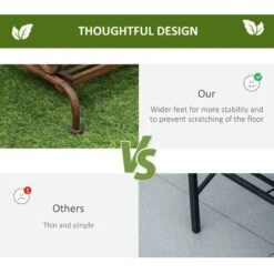 Outsunny 3 Tier Stair Style Metal Plant Stand - Rust Brown - 845-570 -OUTSUNNY Sales Shop outsunny 845570 4