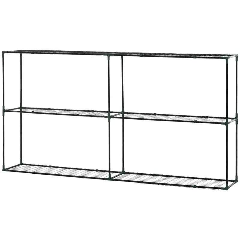 Outsunny 3 Tier Metal Plant Stand - Green - 845-593 3 Outsunny 3 Tier Metal Plant Stand - Green - 845-593 - Image 3