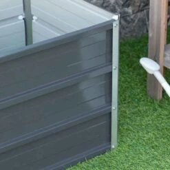 Outsunny Metal Raised Garden Planter - Grey - 845-638CG -OUTSUNNY Sales Shop outsunny 845638cg edge