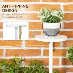 Outsunny 5 Tier Corner Plant Stand - White - 845-758V00WT 15 Outsunny 5 Tier Corner Plant Stand - White - 845-758V00WT -OUTSUNNY Sales Shop outsunny 845758v00wt 3