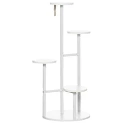 Outsunny 5 Tier Corner Plant Stand - White - 845-758V00WT 11 Outsunny 5 Tier Corner Plant Stand - White - 845-758V00WT -OUTSUNNY Sales Shop outsunny 845758v00wt 5